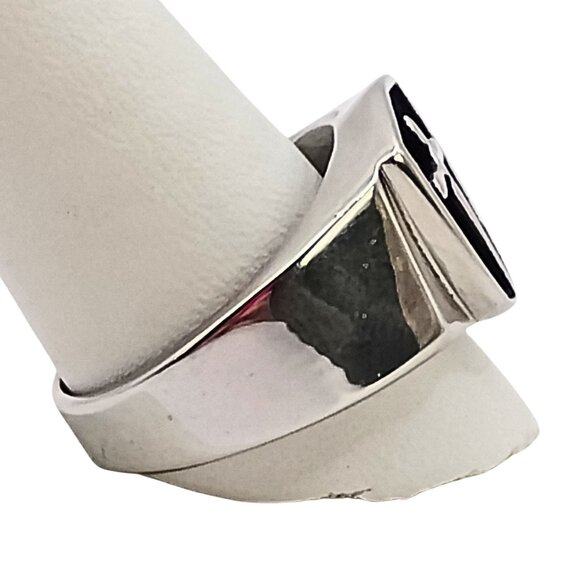 Mens Full Armor of God Stainless Steel Cross Ring Size 11.5 ArmoRing Religious - Picture 3 of 8